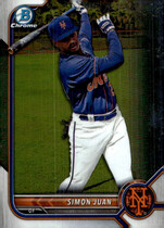 2022 Bowman Chrome Draft #BDC-52 Simon Juan