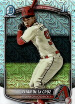 2025 Bowman Chrome Mega Box Prospects (Mojo Refractor) #BCP-249 Elian De La Cruz