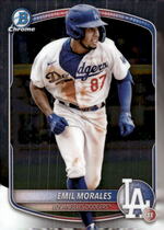2025 Bowman Chrome Prospects #BCP-127 Emil Morales