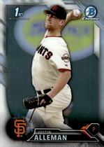 2016 Bowman Chrome Draft Refractor #BDC-71 Justin Alleman