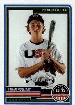 2023 Panini USA Baseball Stars & Stripes (Optichrome) #30 Ethan Holliday