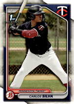 2024 Bowman Prospects #BP-120 Carlos Silva