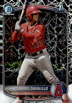 2025 Bowman Chrome Prospects Geometric Refractor #BCP-178 Gabriel Davalillo