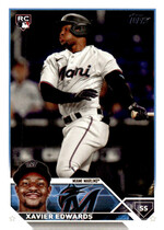 2023 Topps Update #US296 Xavier Edwards