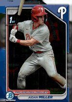 2024 Bowman Chrome Prospects #BCP-27 Aidan Miller