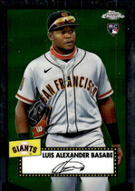 2021 Topps Chrome Platinum Anniversary #86 Luis Alexander Basabe