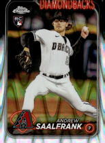 2024 Topps Chrome Raywave Refractor #178 Andrew Saalfrank