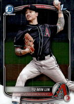2025 Bowman Chrome Prospects #BCP-27 Yu-Min Lin