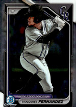 2024 Bowman Chrome Prospects #BCP-90 Yanquiel Fernandez