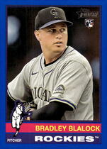 2025 Topps Heritage Dark Blue Border #351 Bradley Blalock