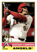 2025 Topps Heritage Dark Green Border #339 Gustavo Campero