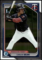 2024 Bowman Chrome Prospects #BCP-120 Carlos Silva