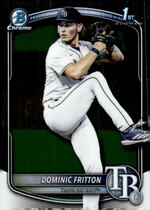 2025 Bowman Chrome Draft #BDC-189 Dominic Fritton