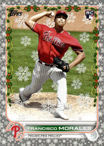 2022 Topps Holiday Metallic #HW154 Francisco Morales