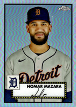 2021 Topps Chrome Platinum Anniversary #477 Nomar Mazara