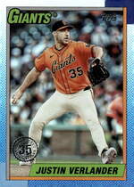 2025 Topps Update 1990 Topps #U90-10 Justin Verlander