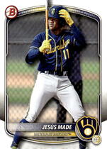 2025 Bowman Draft #BD-196 Jesus Made