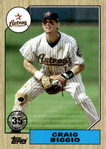 2022 Topps Update 1987 Topps #87TBU-28 Craig Biggio