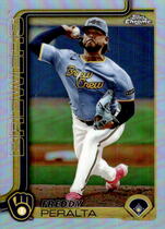 2025 Topps Chrome Refractor #95 Freddy Peralta