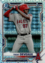 2021 Bowman Chrome Mega (Mojo Refractor) #BCP-94 Trent Deveaux