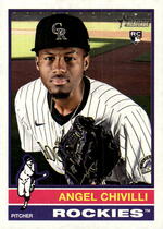 2025 Topps Heritage #230 Angel Chivilli