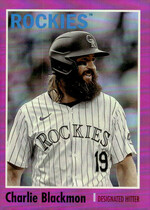 2024 Topps Archives Pink Foilboard #140 Charlie Blackmon