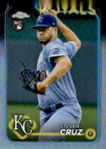 2024 Topps Chrome Refractor #187 Steven Cruz