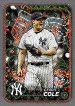 2024 Topps Holiday Silver Glitter #H12 Gerrit Cole