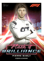 2022 Topps Formula 1 Flash of Brilliance #FOB-PG Pierre Gasly