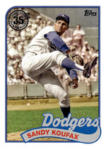 2024 Topps Update 1989 Topps #89US-33 Sandy Koufax