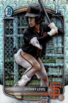 2025 Bowman Chrome Mega Box Prospects (Mojo Refractor) #BCP-147 Jhonny Level