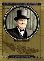 2007 Topps Distinguished Service #DS26 Winston Churchill