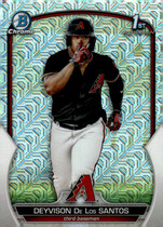 2023 Bowman Chrome Mega Box Prospects (Mojo Refractor) #BCP-116 Deyvison De Los Santos