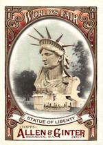 2017 Topps Allen & Ginter Worlds Fair #WF-17 Statue Of Liberty