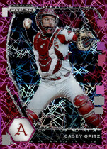 2021 Panini Prizm Draft Picks Pink Velocity Prizm #PDP200 Casey Opitz