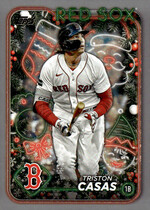 2024 Topps Holiday Silver Glitter #H18 Triston Casas