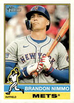 2025 Topps Heritage #37 Brandon Nimmo
