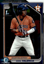 2024 Bowman Chrome Prospects #BCP-75 Esmil Valencia