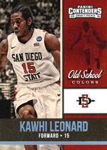 2016 Panini Contenders Draft Picks Old School Colors #12 Kawhi Leonard