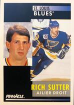 1991 Pinnacle French Factor #268 Rich Sutter
