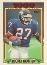 1992 Topps 1000 Yard Club #11 Rodney Hampton