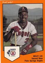 1989 ProCards Palm Springs Angels #485 Wiley Lee