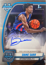 2024 Bowman Chrome University Autos #17 Dame Sarr