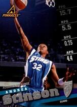 1998 Pinnacle WNBA #8 Andrea Stinson