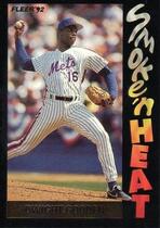 1992 Fleer Smoke n Heat #8 Dwight Gooden