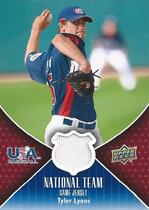 2009 Upper Deck USA Baseball National Team Jerseys Series 2 #USA-TL Tyler Lyons