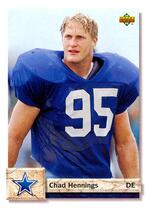 1992 Upper Deck Base Set #524 Chad Hennings