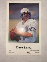 1985 Team Issue Seattle Seahawks Police #NNO Dave Krieg