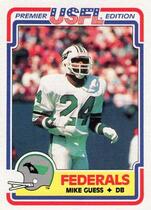 1984 Topps USFL #126 Mike Guess