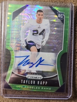 2019 Panini Prizm Autos Prizm Neon Green #385 Taylor Rapp